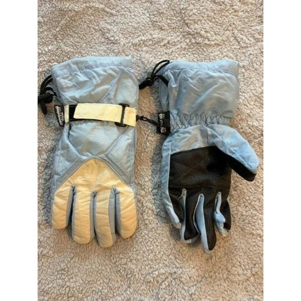 Women's Light Blue Thinsulate Insulation Gloves Size M